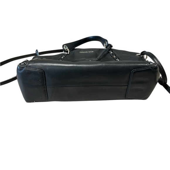 Michael Kors Sadie Satchel Tote Lg Soho Designer Leather Moto Convertible READ - Picture 3 of 10